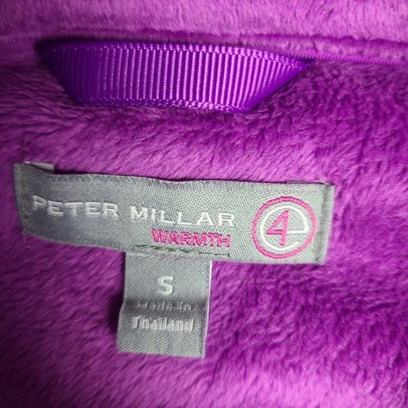 Peter Millar Warmth Women's Size Small Performance Purple Fleece Vest MSRP 139 - Picture 3 of 10